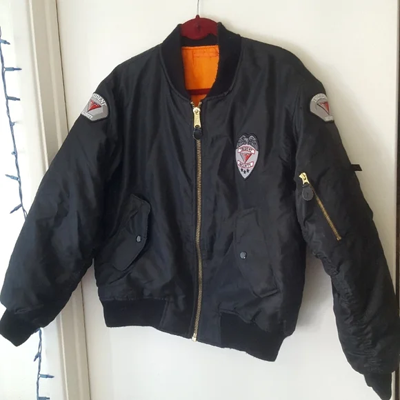 🌙Custom Rothco MA-1 Bomber Jacket Security Patches
